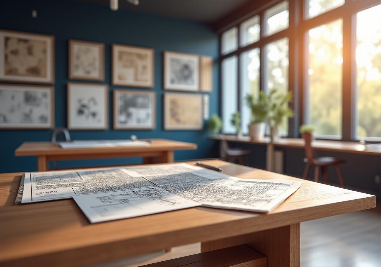 Bespoke Meridian Interiors design studio workspace